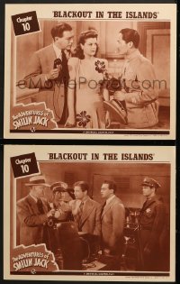 7c752 ADVENTURES OF SMILIN' JACK 2 chapter 10 LCs 1942 Tom Brown, Lord, Blackout in the Islands!