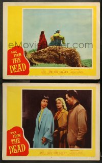 7c763 BACK FROM THE DEAD 2 LCs 1957 Peggie Castle lived to destroy, cool horror images!