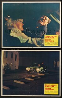 7c904 NEW CENTURIONS 2 LCs 1972 Stacy Keach fighting woman in car, written by a cop!
