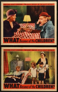 7c988 WHAT BECOMES OF THE CHILDREN 2 LCs 1936 after divorce, screen thunders the dramatic answer!