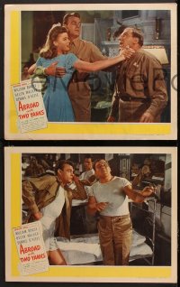 7c322 ABROAD WITH 2 YANKS 7 LCs 1944 Marines William Bendix & Dennis O'Keefe lust after Helen Walker!