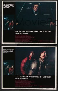 7c325 AMERICAN WEREWOLF IN LONDON 7 LCs 1981 David Naughton, Griffin Dunne, directed by John Landis!