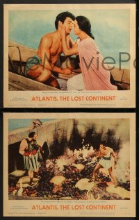 7c327 ATLANTIS THE LOST CONTINENT 7 LCs 1961 George Pal sci-fi, captives turned into slaves!