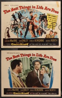 7c048 BEST THINGS IN LIFE ARE FREE 8 LCs 1956 Gordon MacRae, Dan Dailey, Sheree North!