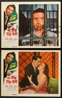 7c051 BIG TIP OFF 8 LCs 1955 Richard Conte knows everything the underworld does, film noir!