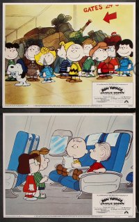7c059 BON VOYAGE CHARLIE BROWN 8 LCs 1980 Charles M. Schulz, Snoopy & the Peanuts Gang!