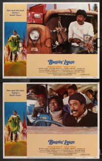 7c068 BUSTIN' LOOSE 8 int'l LCs 1981 border art of Richard Pryor running from the KKK by Reinman!