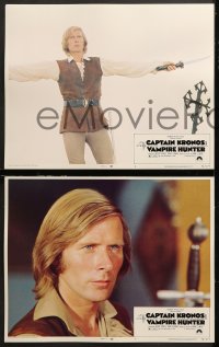 7c072 CAPTAIN KRONOS VAMPIRE HUNTER 8 LCs 1974 Hammer, only man alive feared by the walking dead!