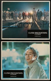 7c080 CLOSE ENCOUNTERS OF THE THIRD KIND 8 LCs 1977 Steven Spielberg sci-fi classic, Dreyfuss!