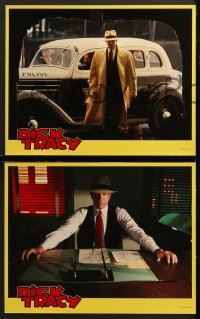 7c011 DICK TRACY 10 LCs 1990 great images of detective Warren Beatty, Madonna, Pacino, Forsythe!