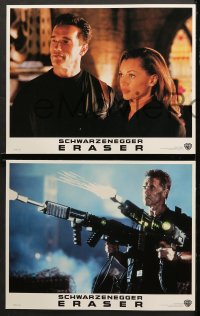 7c115 ERASER 8 LCs 1996 great images of Arnold Schwarzenegger, Vanessa Williams, James Caan!