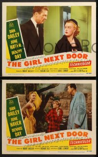 7c382 GIRL NEXT DOOR 6 LCs 1953 Dan Dailey, sexy June Haver & Dennis Day, dancing!