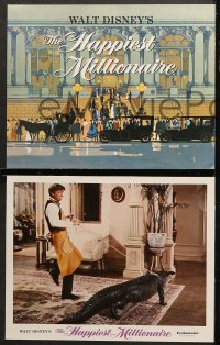 7c016 HAPPIEST MILLIONAIRE 9 LCs 1967 Disney, Fred MacMurray, Tommy Steele, Greer Garson & top cast!