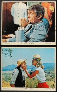 7c147 HARD CONTRACT 8 LCs 1969 sexy romantic images of James Coburn & Lee Remick!