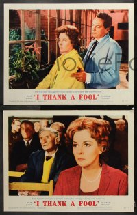 7c161 I THANK A FOOL 8 LCs 1962 Susan Hayward would kill for love, Peter Finch may be the fool!