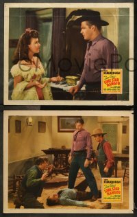 7c451 LONE STAR RANGER 5 LCs 1941 from Zane Grey novel, cowboy John Kimbrough, Dorothy Burgess