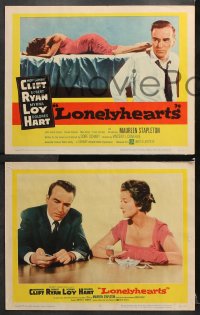 7c180 LONELYHEARTS 8 LCs 1959 guilt-ridden Montgomery Clift, Myrna Loy, Dolores Hart!