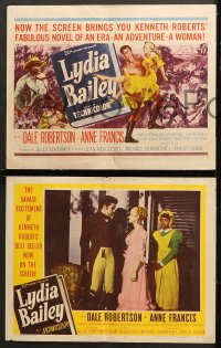 7c185 LYDIA BAILEY 8 LCs 1952 Dale Robertson & Anne Francis dance to the beat of voodoo drums!