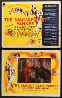7c186 MAGNIFICENT YANKEE 8 LCs 1951 Louis Calhern as Oliver Wendell Holmes, directed by John Sturges
