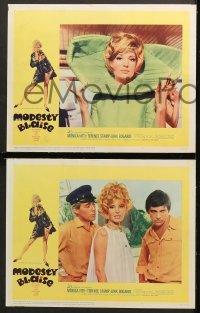 7c196 MODESTY BLAISE 8 LCs 1966 sexiest female secret agent Monica Vitti & Terence Stamp!