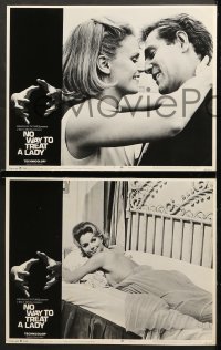 7c213 NO WAY TO TREAT A LADY 8 LCs 1968 Rod Steiger, Lee Remick & George Segal, crime thriller!