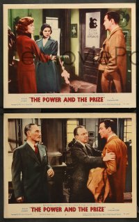 7c462 POWER & THE PRIZE 5 LCs 1956 Robert Taylor & Elisabeth Mueller deal w/today's changing morals!