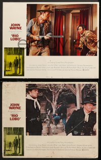 7c691 RIO LOBO 3 LCs 1971 John Wayne, Jennifer O'Neill, directed by Howard Hawks!