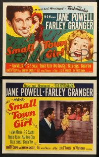 7c265 SMALL TOWN GIRL 8 LCs 1953 sexy Jane Powell, Farley Granger, Ann Miller, S.Z. Sakall!