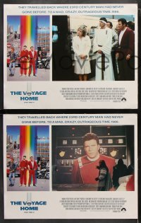 7c273 STAR TREK IV 8 LCs 1987 Leonard Nimoy, William Shatner, DeForest Kelley, Doohan, San Francisco