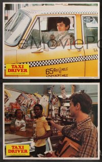 7c360 TAXI DRIVER 7 LCs 1976 Robert De Niro, Harvey Keitel & teen hooker Jodie Foster, Scorsese!