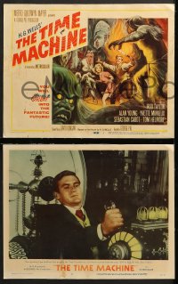 7c292 TIME MACHINE 8 LCs 1961 H.G. Wells, Rod Taylor, Yvette Mimieux, directed by George Pal!