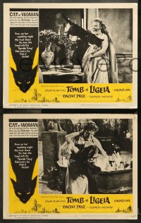 7c570 TOMB OF LIGEIA 4 LCs 1965 Roger Corman, Edgar Allan Poe, sexy woman in peril!