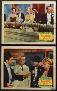 7c414 UNFAITHFULLY YOURS 6 LCs 1948 Rex Harrison, sexy Linda Darnell, Rudy Vallee, Lawrence!
