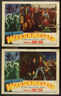7c575 WAGON MASTER 4 LCs 1950 John Ford, Ben Johnson, Joanne Dru, cool western images!