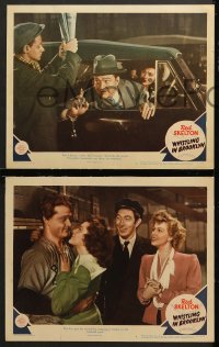 7c417 WHISTLING IN BROOKLYN 6 LCs 1943 Ann Rutherford wants Red Skelton to stick to radio hunting!