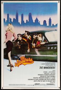 7d305 WANDERERS 40x60 1979 Ken Wahl in Kaufman's 1960s New York City teen gang cult classic!