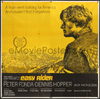 7d022 EASY RIDER int'l 6sh 1969 Peter Fonda, Jack Nicholson, biker classic directed by Dennis Hopper!