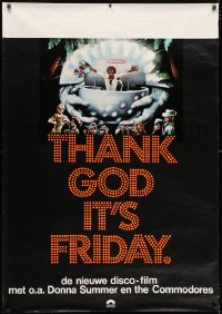 7d175 THANK GOD IT'S FRIDAY Dutch 1978 Donna Summer, Jeff Goldblum, The Commodores, wacky disco!