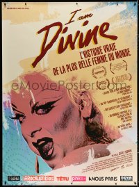 7d341 I AM DIVINE French 1p 2014 Jeffrey Schwarz's drag queen documentary, different!
