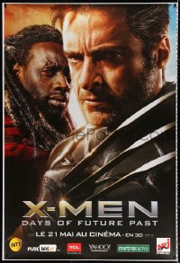 7d326 X-MEN: DAYS OF FUTURE PAST group of 2 printer's test teaser DS French 1ps 2014 Jackman, Stewart!