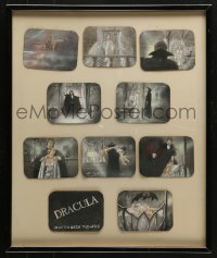 7d056 DRACULA stage play framed art prints 1977 vampire art produced for the Martin Beck Theatre!