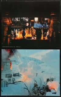 7d062 EMPIRE STRIKES BACK 2 color 16x20 stills 1980 Luke Skywalker, Darth Vader, more!