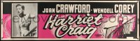 7d072 HARRIET CRAIG paper banner 1950 wonderful romantic art and image of Joan Crawford!