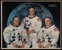7d050 APOLLO 11 16x20 special 1969 Michael Collins, Neil Armstrong & Buzz Aldrin, NASA moon landing!
