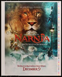 7d052 CHRONICLES OF NARNIA printer's test 23x29 special poster 2005 C.S. Lewis, Henley & Swinton!