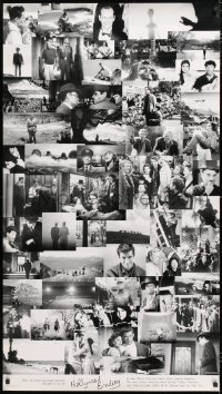 7d085 HOLLYWOOD ENDING 28x50 special poster 2002 Woody Allen, final frames from 52 different movies