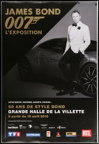 7d184 JAMES BOND 007 L'EXPOSITION DS 47x69 French museum/art exhibition 2016 Craig, Aston Martin!