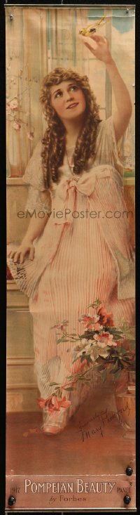 7d120 MARY PICKFORD yard long 2-sided 7x28 special poster 1916 full-length portrait of the actress!