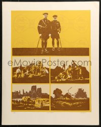 7d059 ROBERT MOESLE signed #14/100 22x28 art print 1980s by the artist, English War Games!