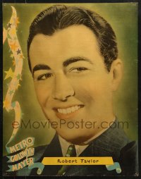 7d008 ROBERT TAYLOR personality poster 1930s head & shoulders portrait of the MGM leading man!